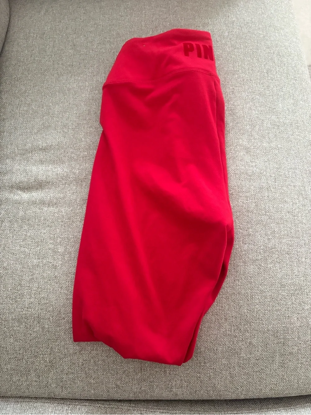 PINK Victoria's Secret Red High-Waist Leggings - Picture 2 of 3